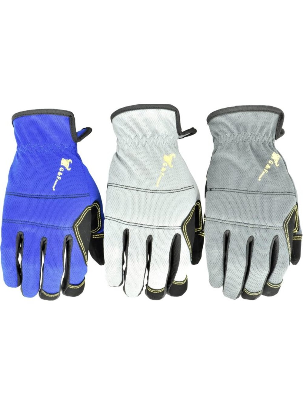 Unisex All-Purpose Utility Work Gloves - High Performance Mechanics, 3 Pair